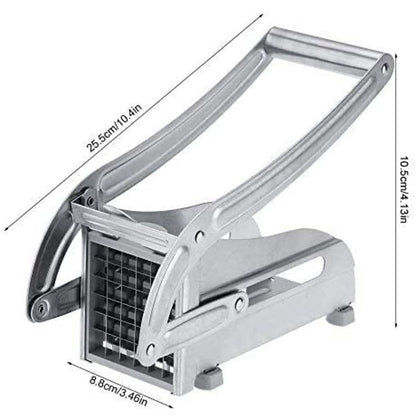 Heavy Duty Stainless Steel French Fry Cutter with Suction Feet for Potatoes