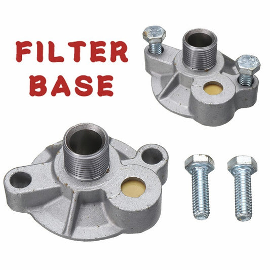 For SBC Oil Filter Adapter Spin On Bypass BBC Chevy 283 305 327 350 383 396 427