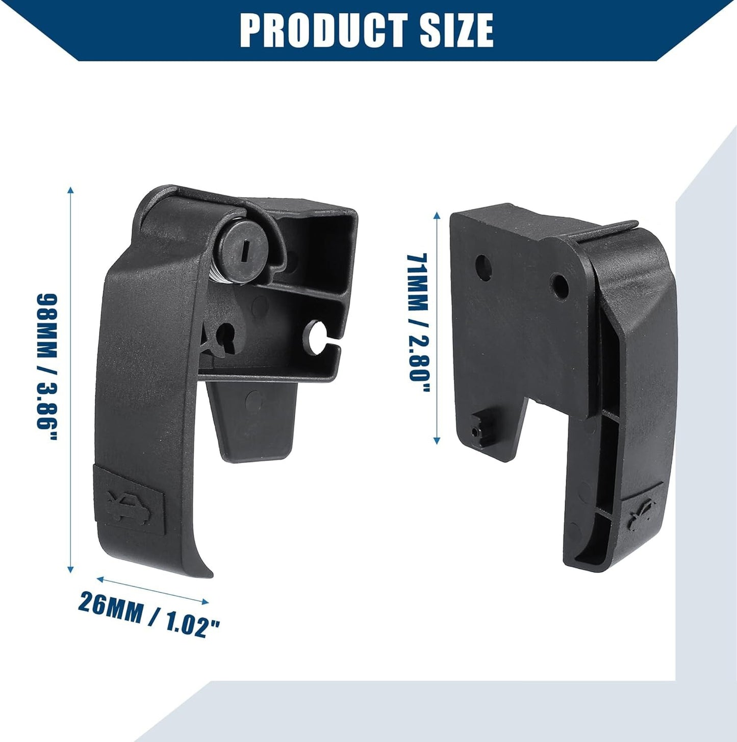 1x Hood Latch Release Pull Handle for Chevrolet Silverado Tahoe GMC Sierra Yukon