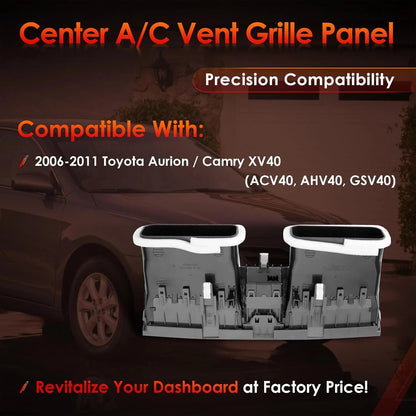55660-06030 Console Dash Center Air Vents Trim Insert Fit Toyota Aurion Camry HV
