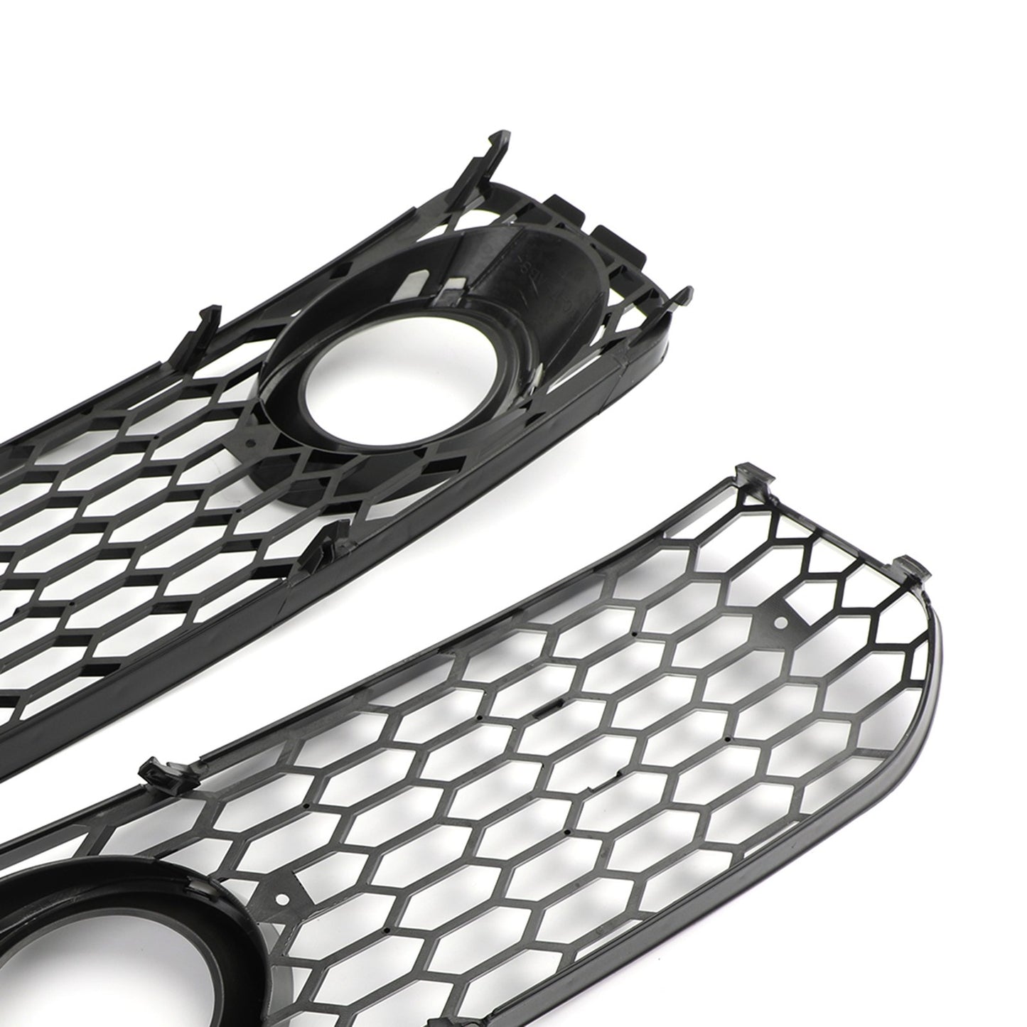2pcs Fog Light Grill Grille Black Trim For Audi A5 S-Line S5 B8 RS5 2008-2012