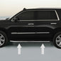 CHROME RUNNING BOARD TRIM MOLDING PACKAGE For 2015-2019 CADILLAC ESCALADE