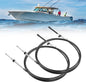 2Pcs 19FT Outboard Throttle Shift Control Cables GEN 1 For Mercury MerCruiser