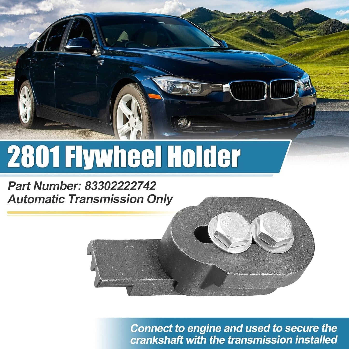 2801 Flywheel Holder Flex Plate Lock Timing Chain Tool for BMW N20 N26 Engines