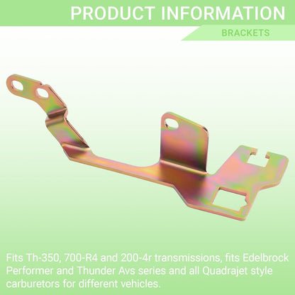 Throttle Kickdown Cable Bracket Fits All Quadrajet-style Carburetors 157313