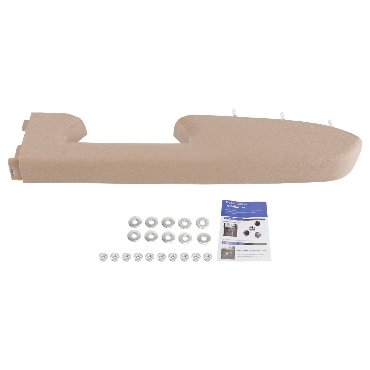 Front Right Armrest Repair Kit Fit For Chevy Silverado 1500 2500HD 2010-2014 Tan