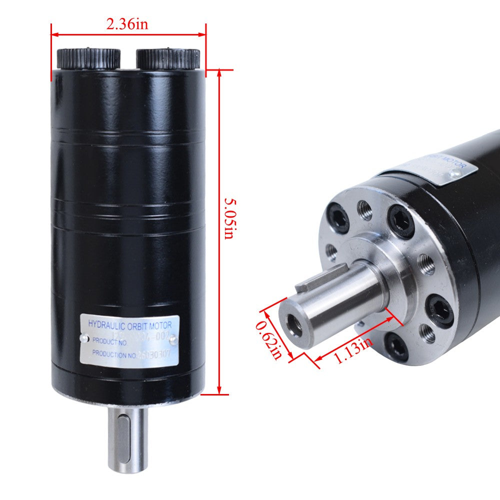 Hydraulic Motor 129-0004-002 31.6 CM3/R [1.93 IN3/R] for Char-Lynn J2