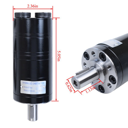 Hydraulic Motor 129-0004-002 31.6 CM3/R [1.93 IN3/R] for Char-Lynn J2