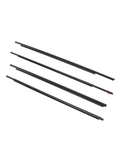 4PCS Door Glass Belt Outer Molding Weatherstrip For Toyota Prius 2004-2009
