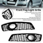 Honeycomb Bumper Front Fog Light Grill Grille Cover Fit Audi A3 8P 2009-2013