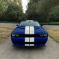 8" VINYL RALLY STRIPES RACING STRIPE HOOD TRUNK ROOF For DODGE CHALLENGER