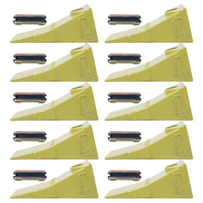 10X Bucket Teeth with 6737326 Flex pins For Bobcat Style Mini Excavator 6737325