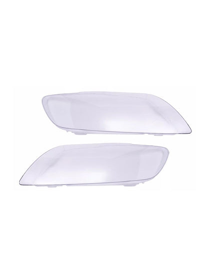 2PCS Front Headlight Glass Clear Cover For Audi Q7 2006-2015