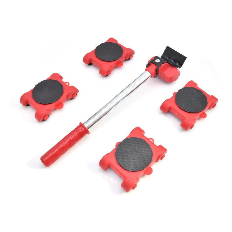 5Pcs Heavy Furniture Lifter Lifting Easy Moving Slider Mover Tool Set Removal