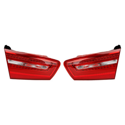 2x Left+Right Inner Trunk LED Tail Light Lamp For AUDI A6 C7 2012-2015 2013 2014