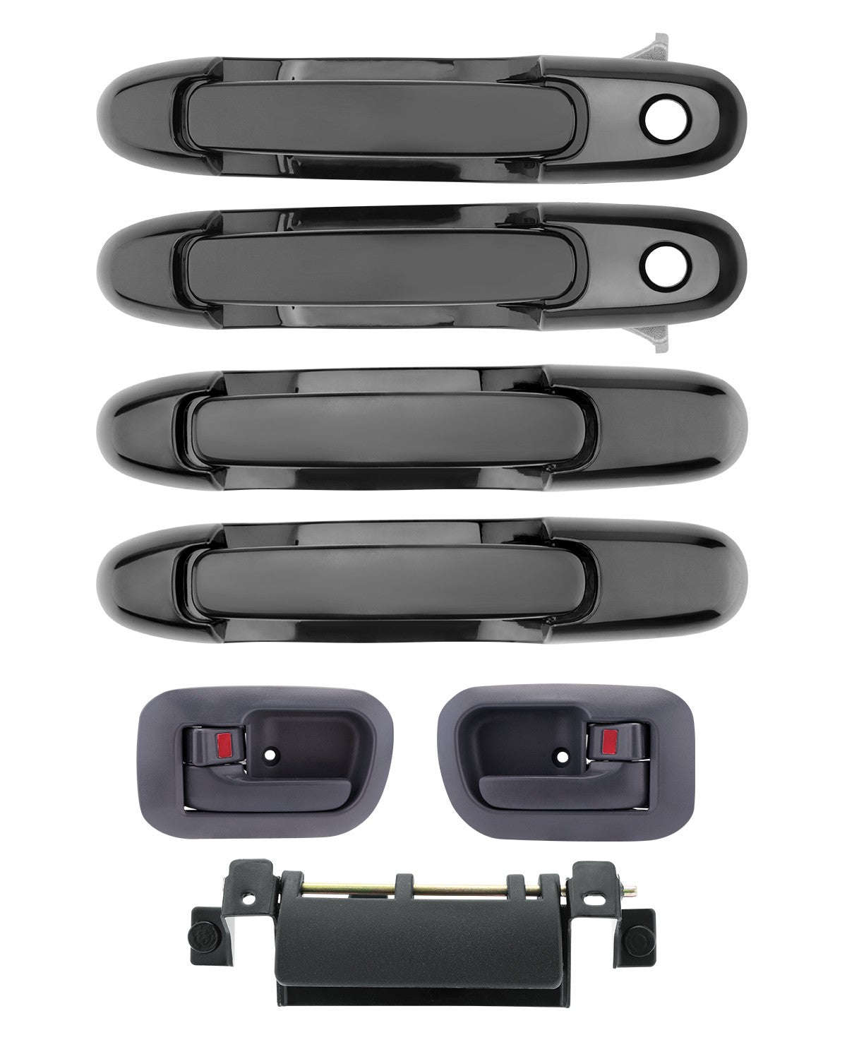 7PCS Exterior Interior Door Handle & Liftgate Handle Kit For 98-03 Toyota Sienna