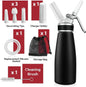 Whipped Cream Dispenser Durable Aluminum Foam Whipper 1 Pint 500ml Cream Maker