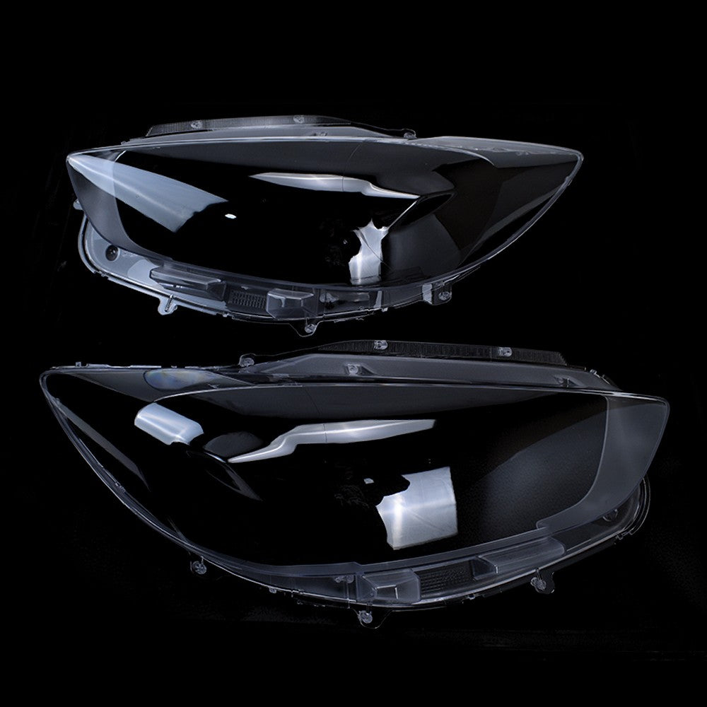 For Mazda CX-5 2013-2015 2Pc Car Front Left Right Headlight Lens Cover PC Clear
