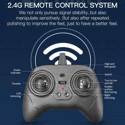 3Channel P51 Remote Control 2.4Ghz 6Axis Stabilizer Airplane Toy With 2Batteries