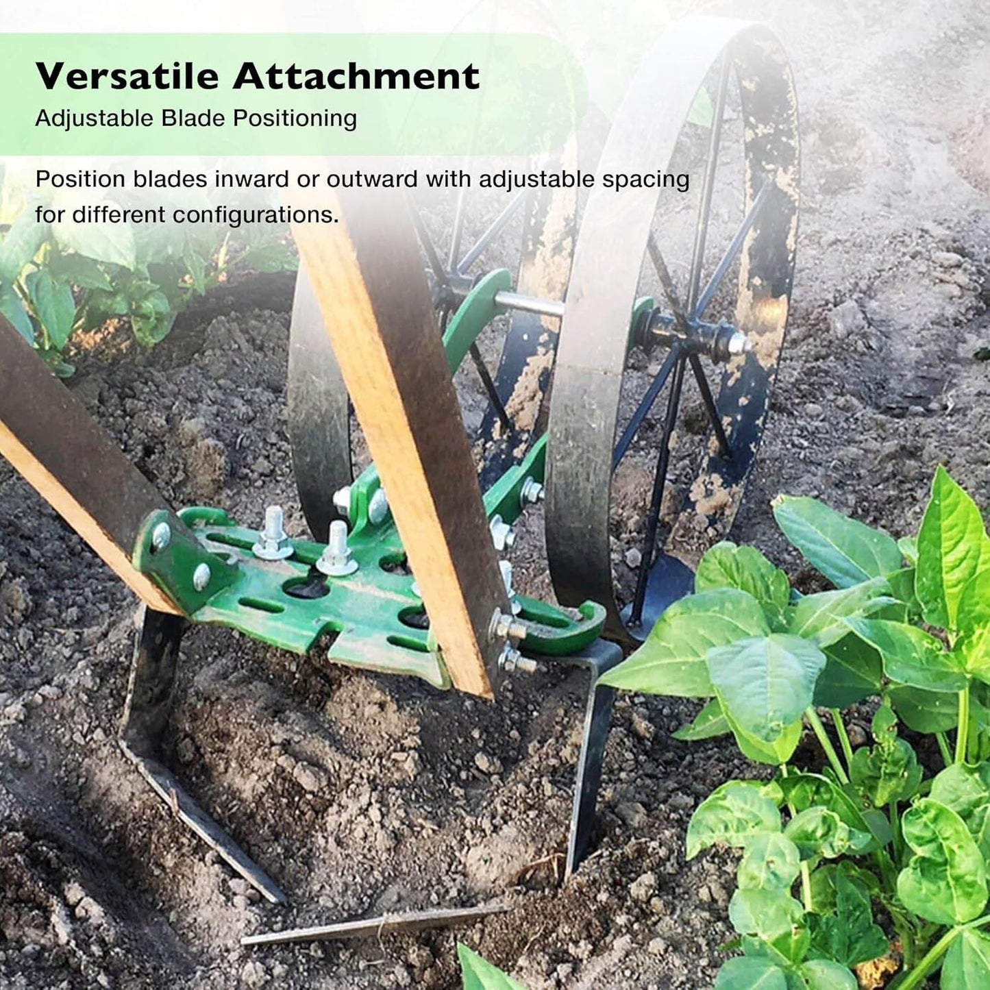 Wheel Hoe Sweeps Heavy-Duty Weeding Blades For Hoss & Planet Jr. Push Cultivator