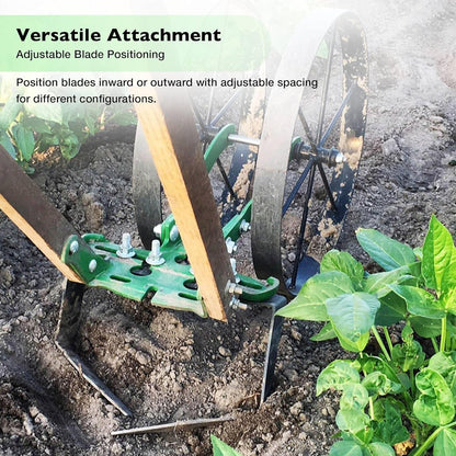 Wheel Hoe Sweeps Heavy-Duty Weeding Blades For Hoss & Planet Jr. Push Cultivator