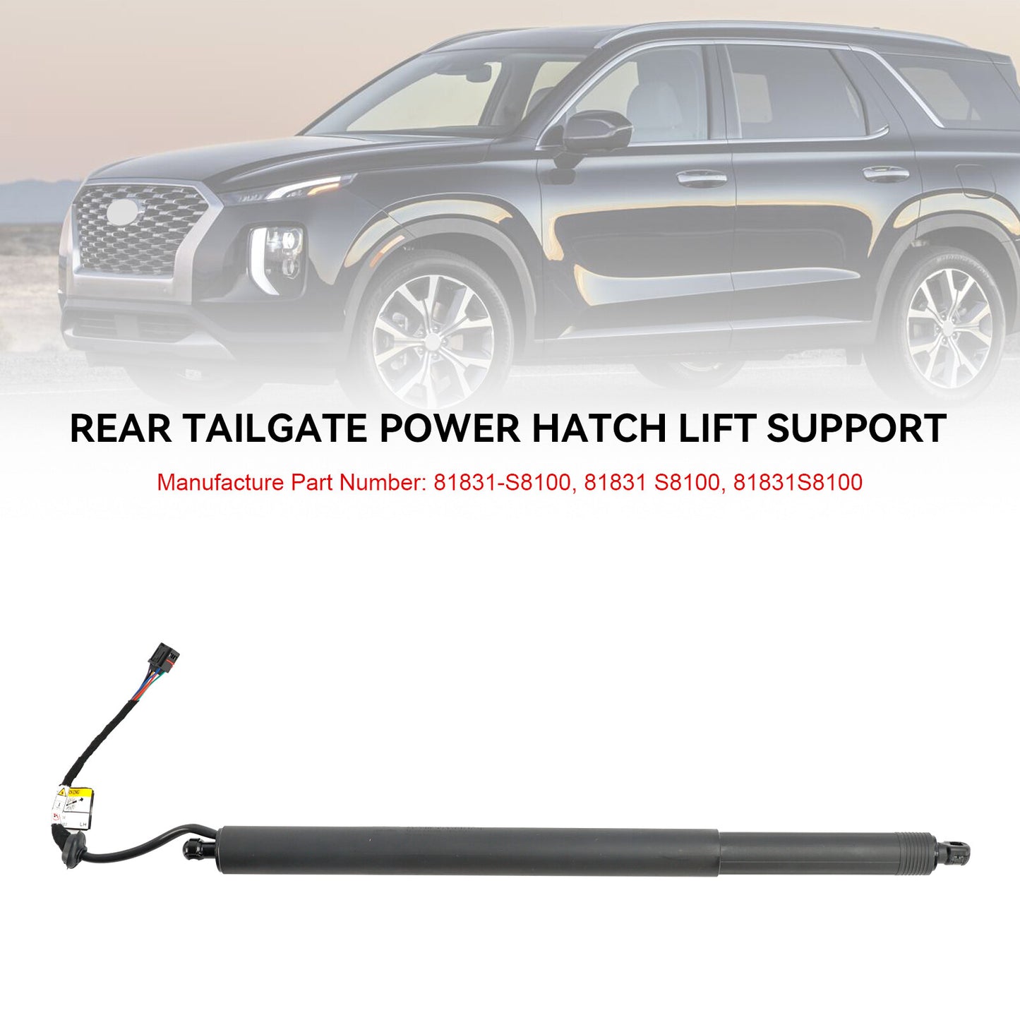 Left Drive Unit Assy Power Tail Gate 81831-S8100 Fit Hyundai Palisade 2020-2022