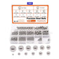 600 Pcs Metric Precision Steel Bearing Balls Assorted Stainless Steel Loose Bic