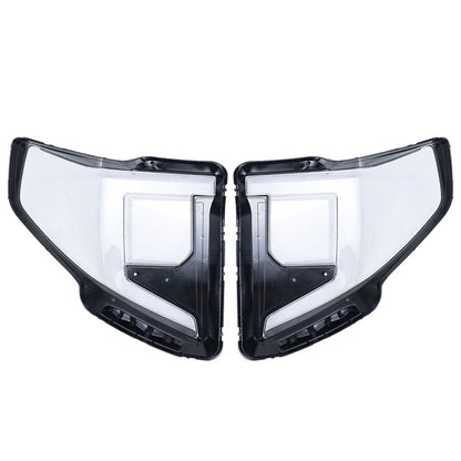 New A Pair Headlight Clear Lens Shell + Glue For 2022 2023 2024 GMC Sierra 1500
