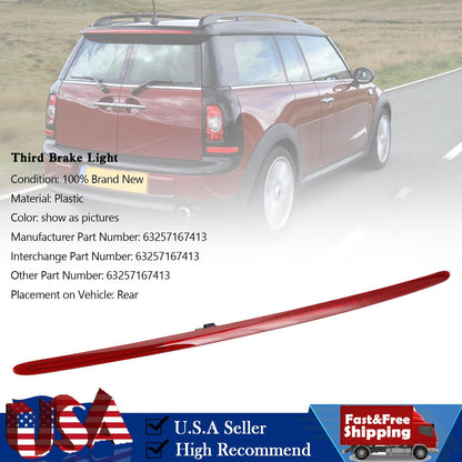 Third Brake Light w/ Red Lens 63257167413 For Mini Cooper R55 Wagon