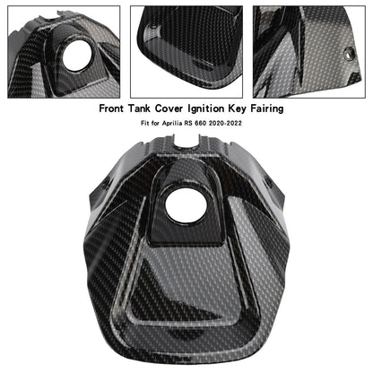 Carbon Front Tank Cover Ignition Key Fairing for Aprilia RS 660 2020-2024