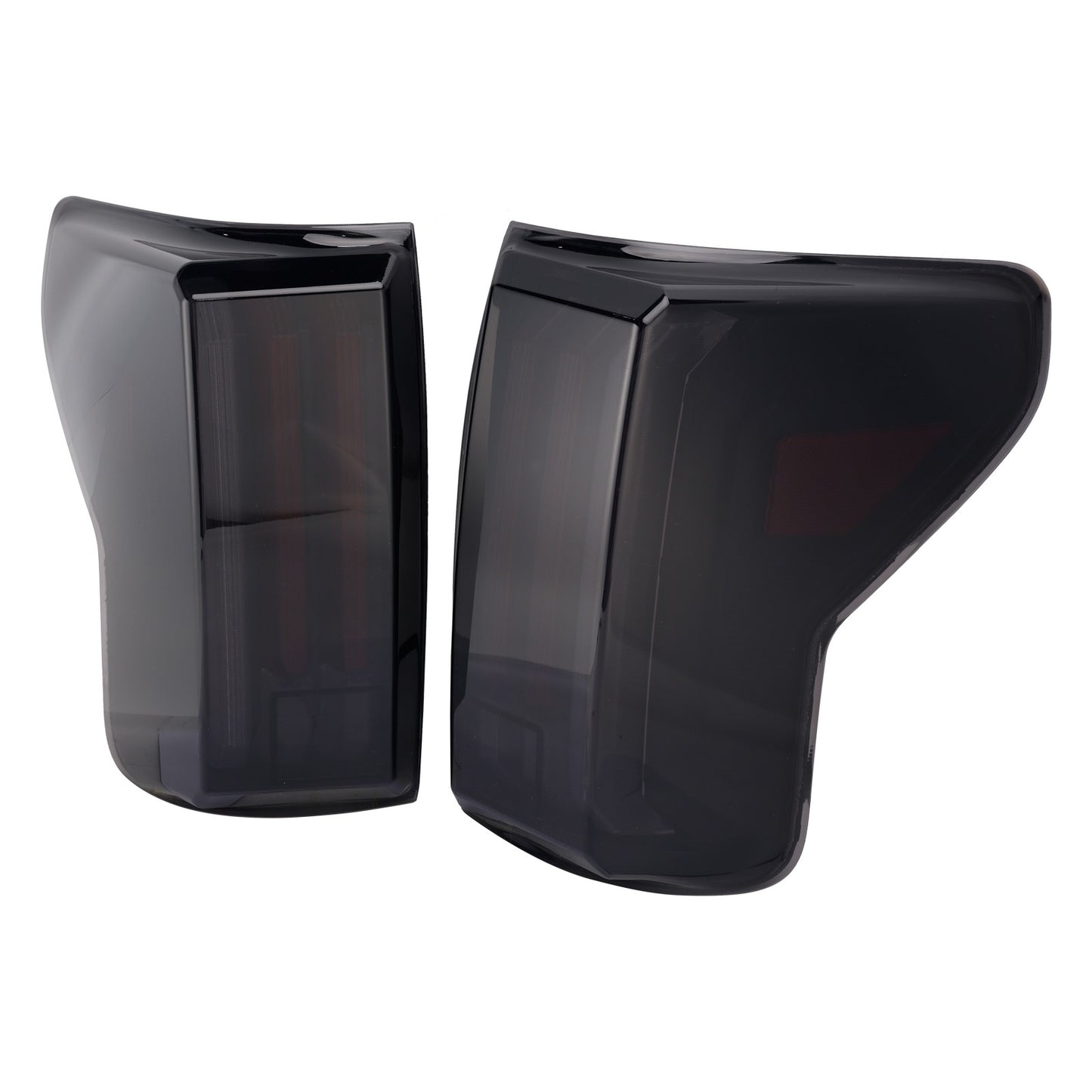 Left+Right LED Tail Lights For Toyota Tundra 2007-2013 Black Housing Smoked Lens