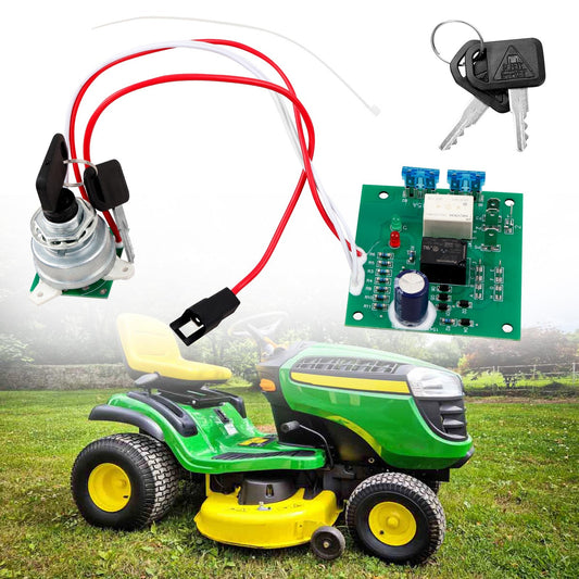 Solid Spare AM136681 Ignition Switch Module w/ keys For John Deere 415 425 445 455 AM120819