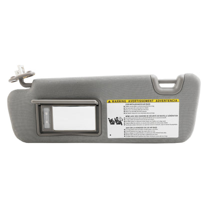 Left Sun Visor W/Vanity Light Gray 74320-0E074-B0 For Toyota Highlander 2014-19