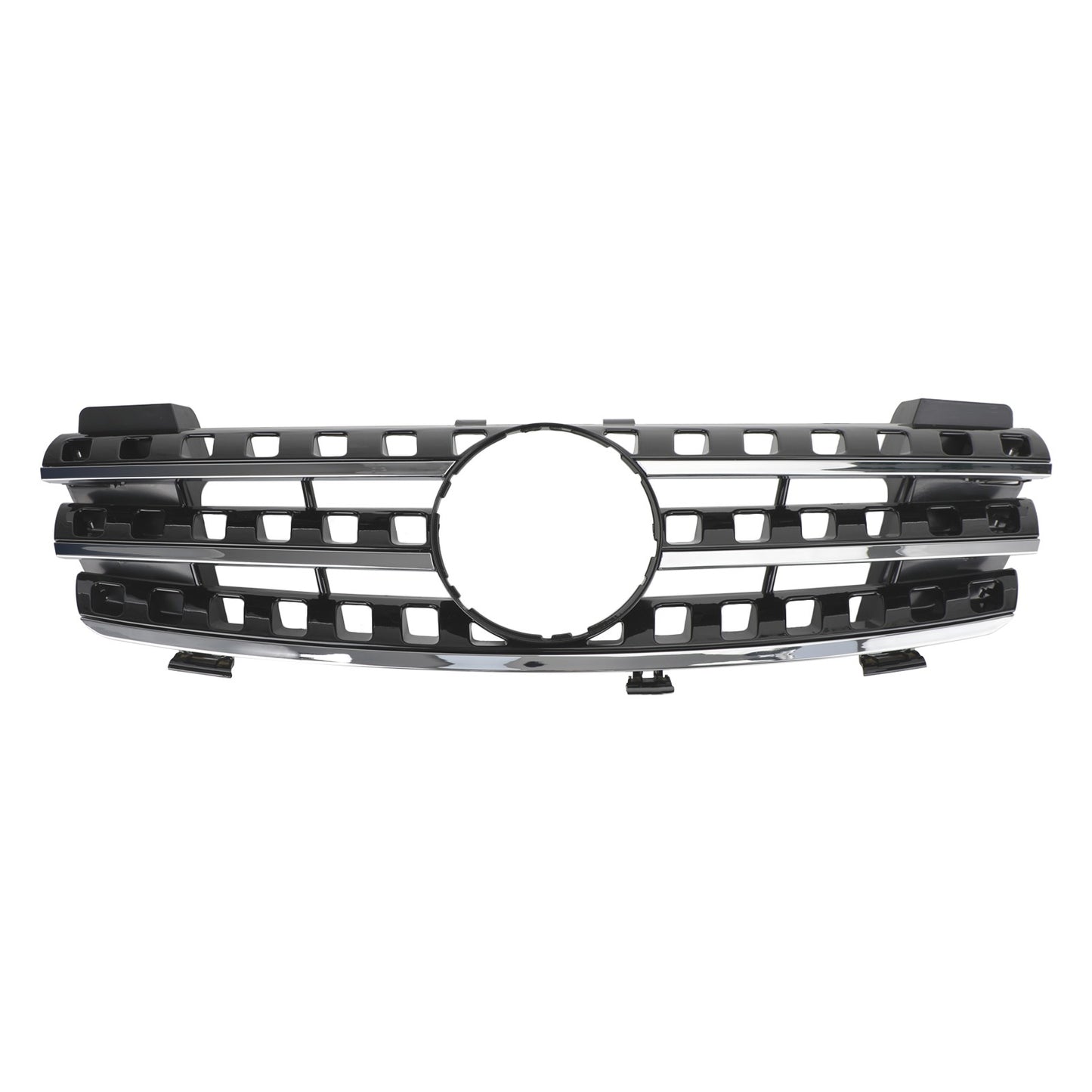 ??Front Bumper Grille Grill Fits Mercedes ML-Class W164 2005-2008 Chrome/Black