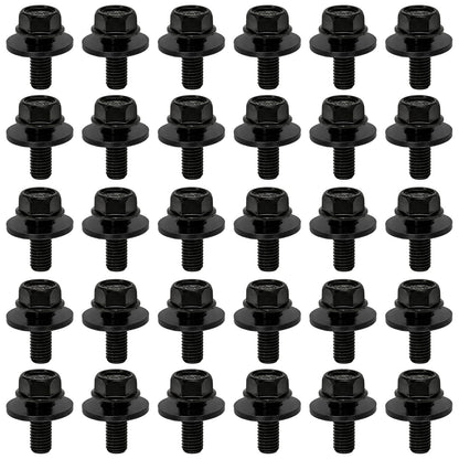 M6-1.0 x 15mm Fender Liner Headlamp Assembly Screws Bolt for Mazda - 9GG600616T