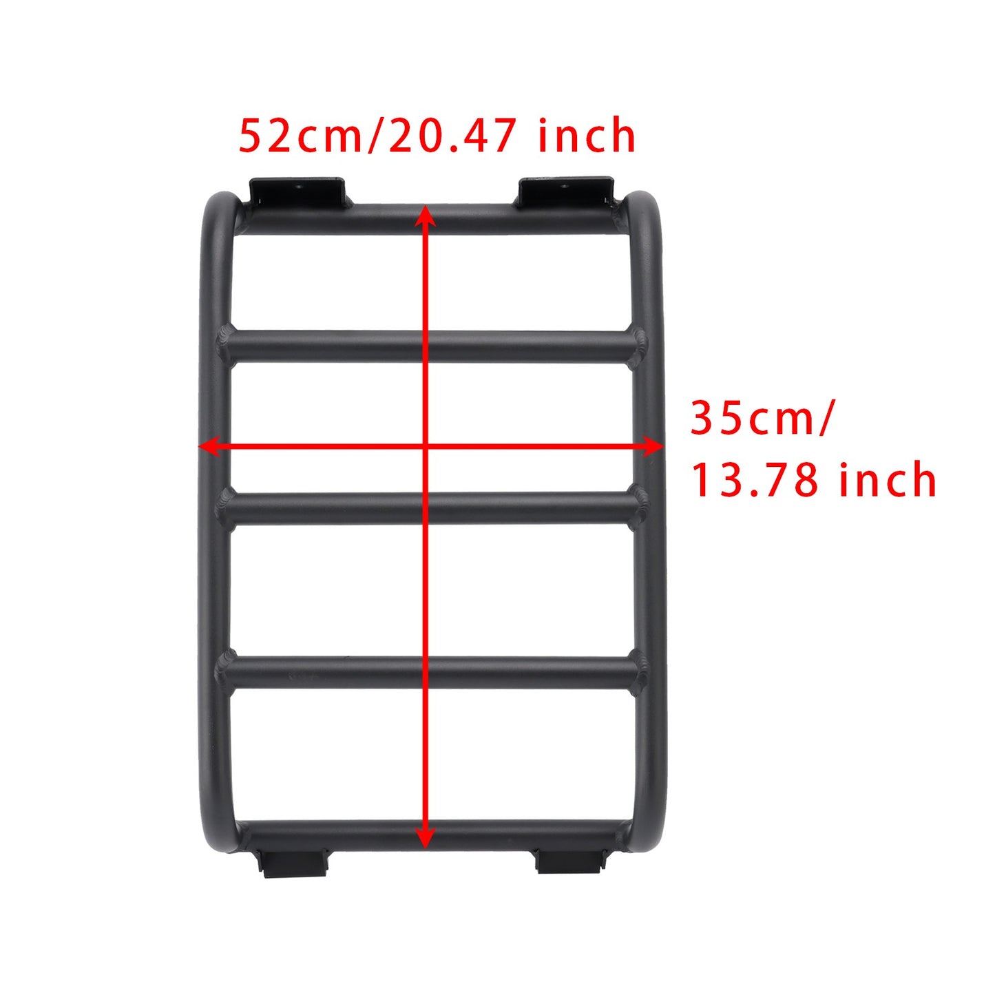 Rear Window Ladder For Jeep Wrangler JL JLU Luggage Ladder Rack 2018-2024