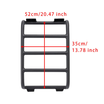 Rear Window Ladder For Jeep Wrangler JL JLU Luggage Ladder Rack 2018-2024
