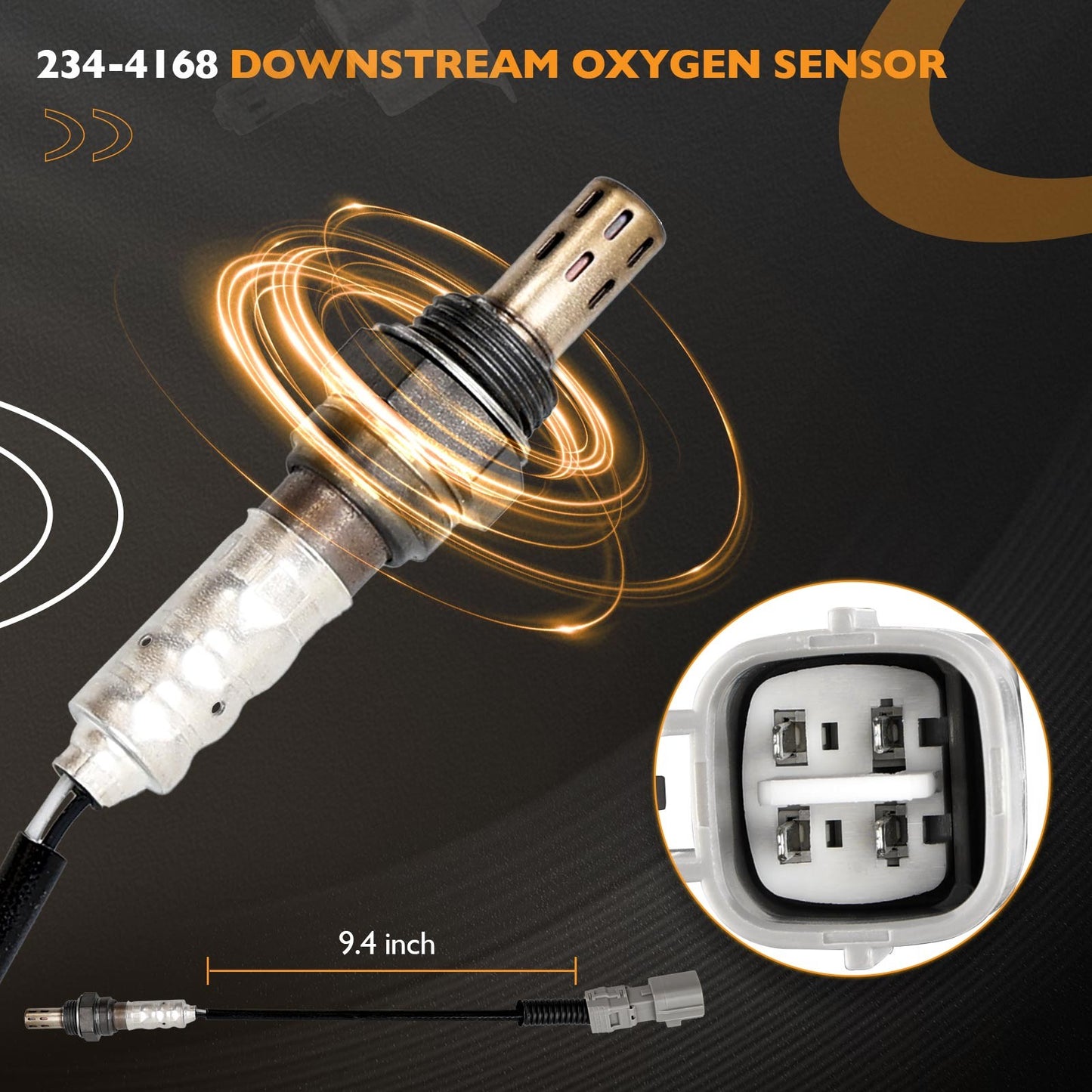 2Pcs Upstream & Downstream O2 Oxygen Sensor For 03-06 Toyota Camry RAV4 2.4L L4