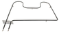 Solid Spare Lower Bake Heating Element for Maytag 74004107