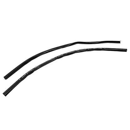 Fit 2022 2023 Subaru BRZ Style Front Bumper Lower Black Adhesive Strip Set 22-23