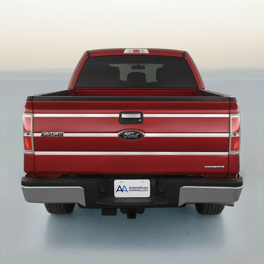 2009-2014 Ford F150 Chrome Tailgate Trim Molding Inserts By Automotive Authority