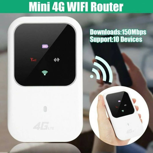 Solid Spare Wireless Unlocked 4G LTE Mobile Portable WiFi Router SIM Card MIFI Modem Hotspot