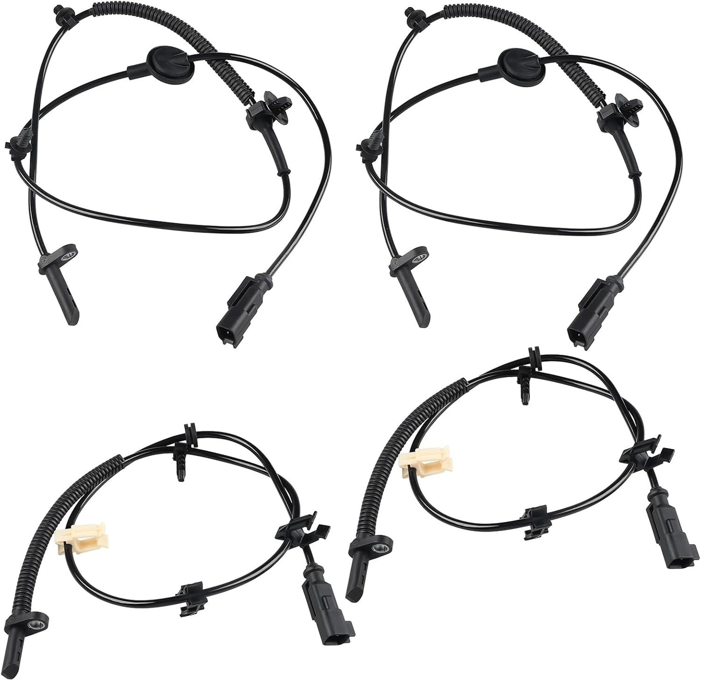 4x Front & Rear ABS Wheel Speed Sensor for Chevrolet Traverse Buick Saturn GMC A