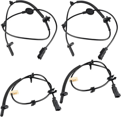 4x Front & Rear ABS Wheel Speed Sensor for Chevrolet Traverse Buick Saturn GMC A