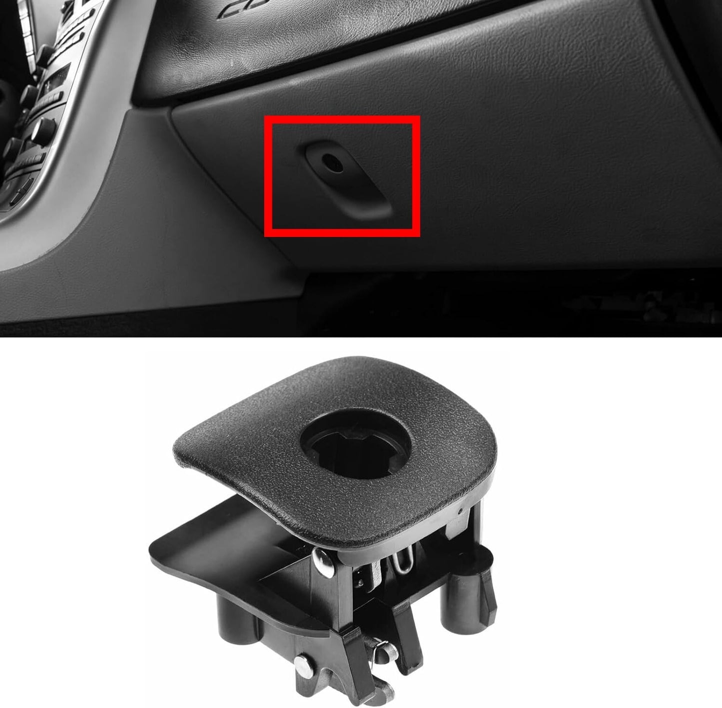 Glove Box Handle Latch for Chevrolet Corvette C6 2005-2013 Black 15924032 EOA
