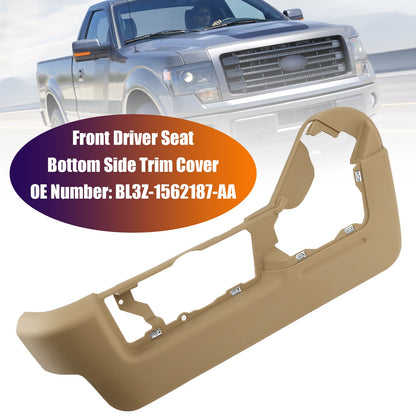 Front Driver Seat Bottom Side Trim Cover BL3Z-1562187-AA For Ford F150 2011-2014