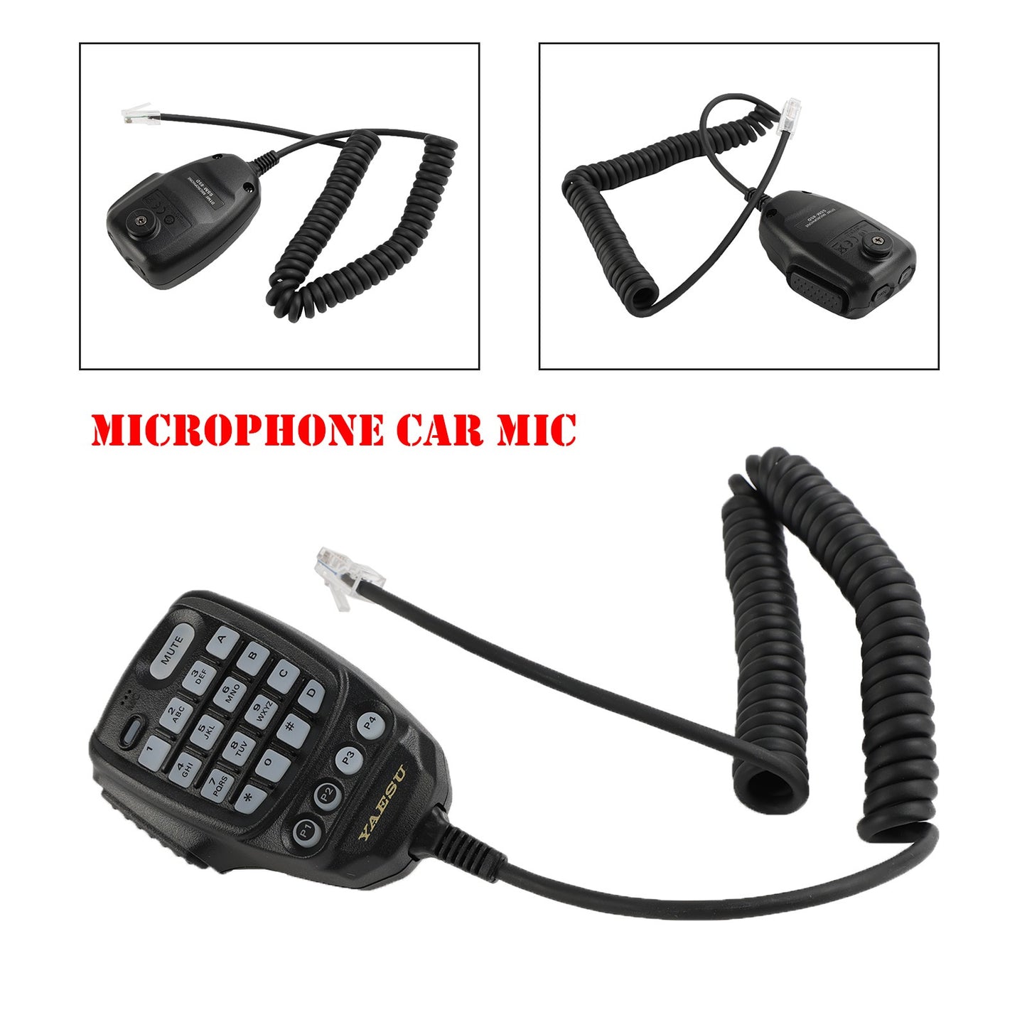 Car Microphone for YAESU SSM-85D walkie-talkie Radio Megaphone Handle Microphone