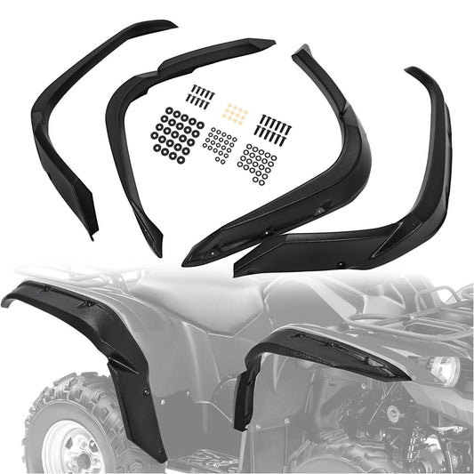 Solid Spare Fender Flare Guard For Yamaha Grizzly 700 2016-2025 4PCS Overfender Mud Guard
