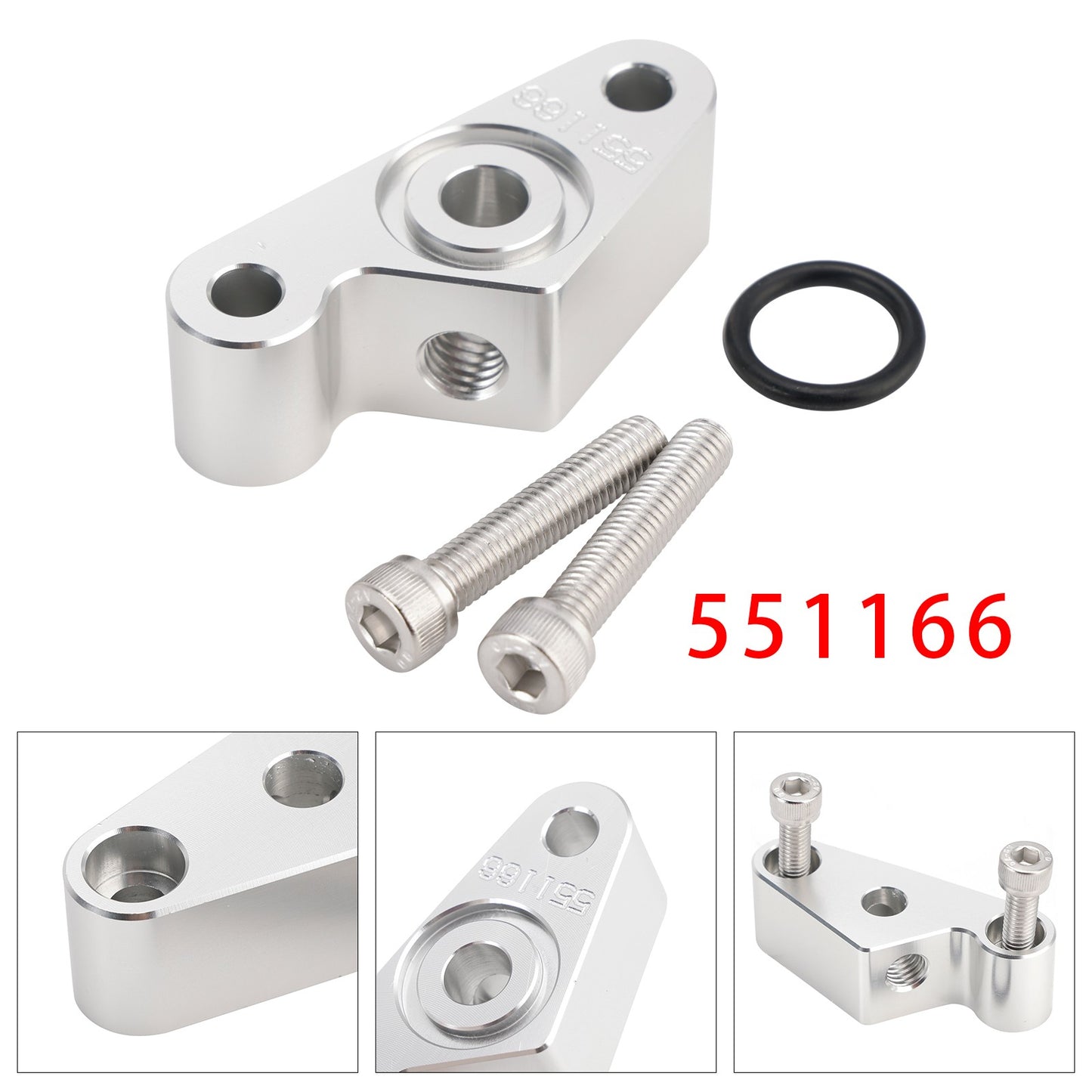 Oil Pressure Sensor Adapter Port 551166 For Gen 5 LT Valley Pan - M12-1.75