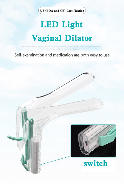 ??LED Female Privates Vaginal Speculum Illuminated Vaginal Expander With Light